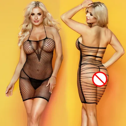 JSY Sexy Lingerie Women Underwear One Shoulder Dress Babydoll Nightgown Sleepwear Bodystockings Erotic Lingerie Porno Costume