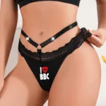 I LOVE BBC Traceless Lace G-String Sexy Thong – Sexy Low-Rise Seamless Panties for Women