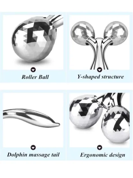 3D Roller Massager – Face & Body Manual Lifting Tool for Wrinkle Removal & Relaxation