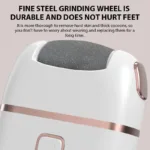 Rechargeable Electric Foot Grinder – Callus Remover & Dead Skin Scrubber