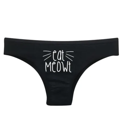 Funny Printed Cotton Briefs for Women – Mid-Rise Comfy Panties with Cute Designs