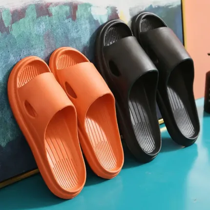 Non Slip EVA Slides for Women – Quick Dry Indoor Outdoor Bathroom Slippers