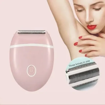 Waterproof Hair Removal Machine Trimmer for Women – Whole Body Washable Razor with Knife Tip Precision