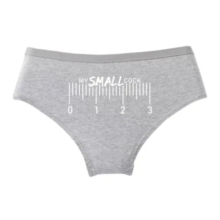 MY SMALL COCK Funny Cotton Panties — Cute Sexy Briefs for Women