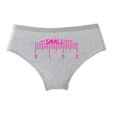 MY SMALL COCK Funny Cotton Panties — Cute Sexy Briefs for Women