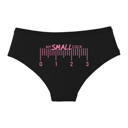 MY SMALL COCK Funny Cotton Panties — Cute Sexy Briefs for Women