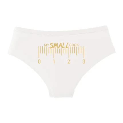 MY SMALL COCK Funny Cotton Panties — Cute Sexy Briefs for Women