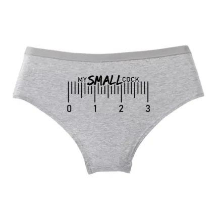MY SMALL COCK Funny Cotton Panties — Cute Sexy Briefs for Women