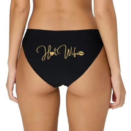 Heart Lips HOT WIFE Cotton Panties — Cute Sexy Briefs for Women