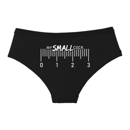 MY SMALL COCK Funny Cotton Panties — Cute Sexy Briefs for Women
