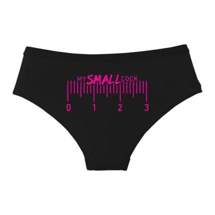 MY SMALL COCK Funny Cotton Panties — Cute Sexy Briefs for Women