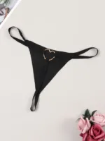 Varsbaby “I Love My Husband” Cheeky Letter Print G-String — Seamless Bikini Thong