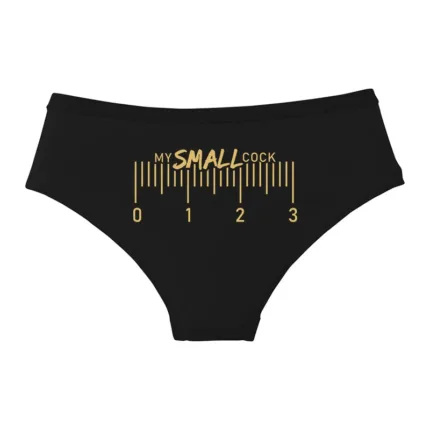 MY SMALL COCK Funny Cotton Panties — Cute Sexy Briefs for Women