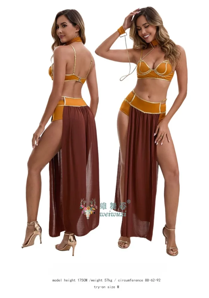 Egyptian Queen Cosplay Costume for Women – Sexy Arabian Princess Halloween Outfit